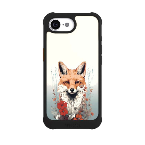 Apple iPhone 16e NIVOmax  Fox with Flowers