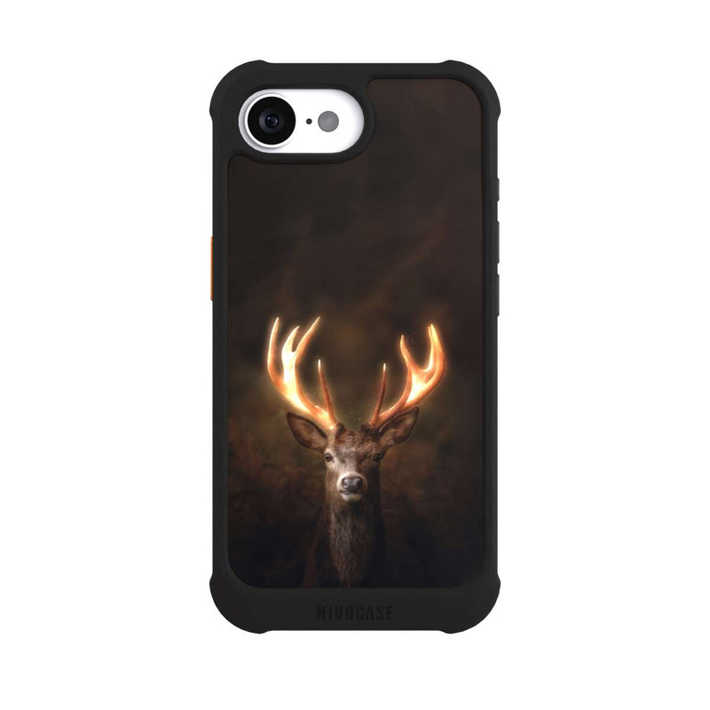 iPhone 16e NIVOmax Stag Golden Antlers 