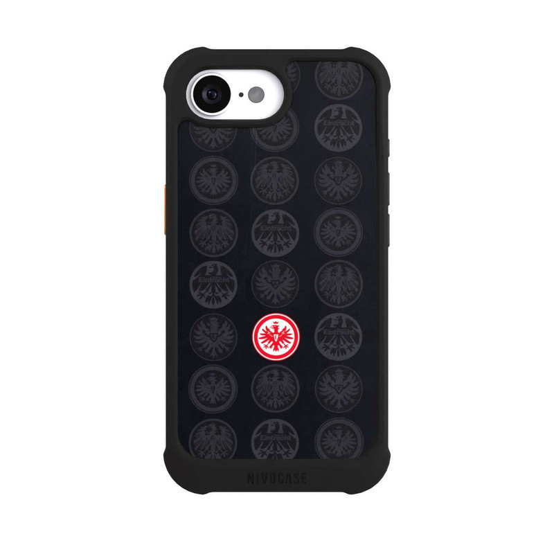iPhone 16e NIVOmax Eintracht Frankfurt Logo Pattern