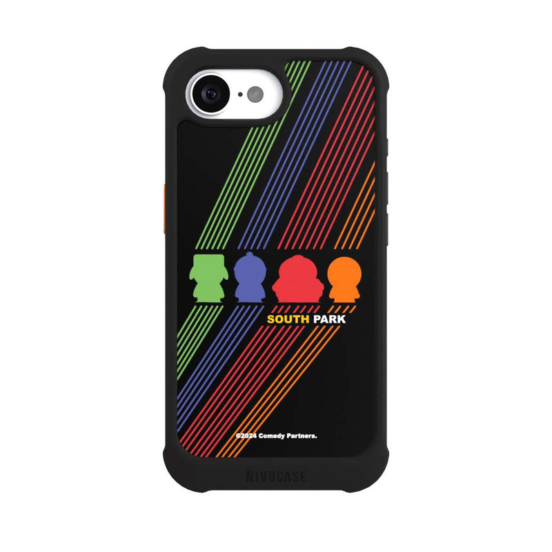 iPhone 16e NIVOmax South Park Boys Colored Stripes