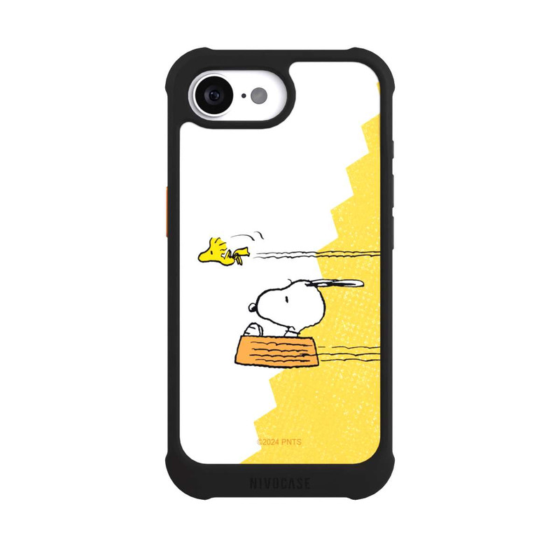 iPhone 16e NIVOmax Snoopy und Woodstock