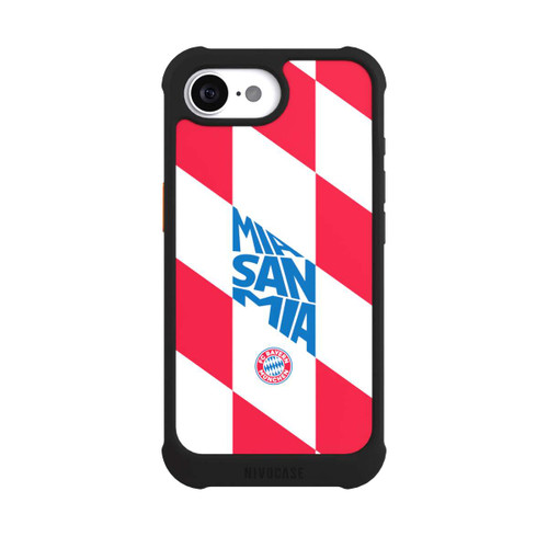 Apple iPhone 16e NIVOmax FCB Mia San Mia Rauten