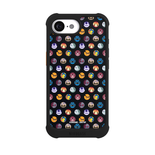 Apple iPhone 16e NIVOmax Bijuu Muster Schwarz
