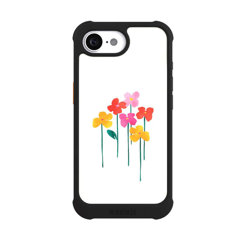iPhone 16e NIVOmax Kleine glückliche Blumen