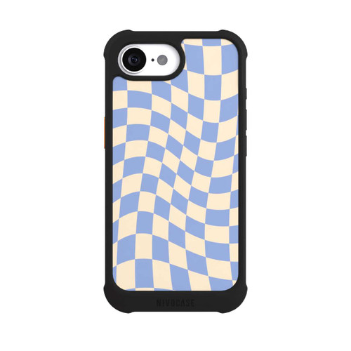 Apple iPhone 16e NIVOmax Blue chessboard