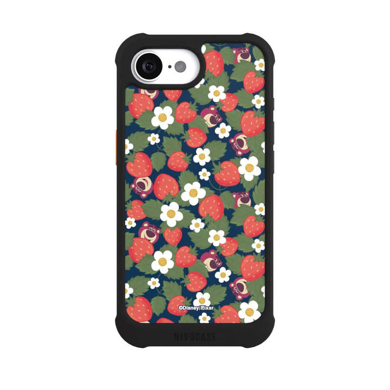 iPhone 16e NIVOmax Lotso Toy Story Strawberry Flower Pattern