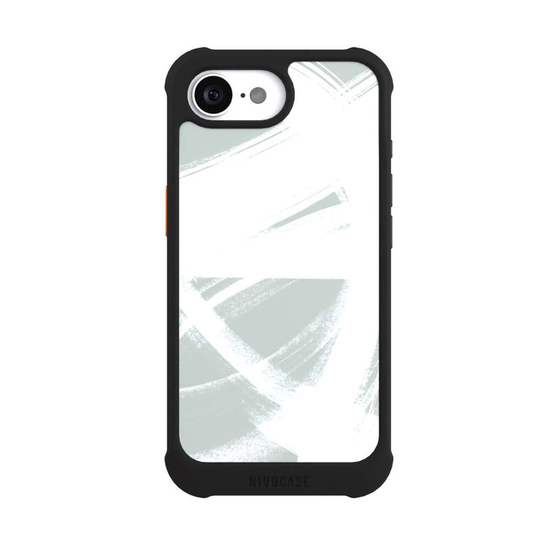 iPhone 16e NIVOmax Abstract Brush Strokes Blush