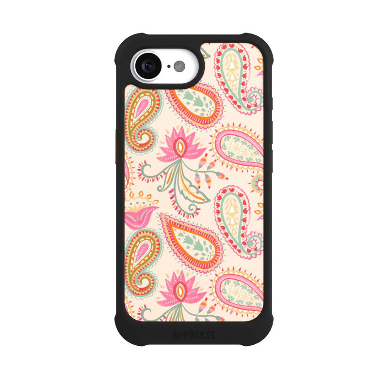 iPhone 16e NIVOmax Colorful Paisley Charm