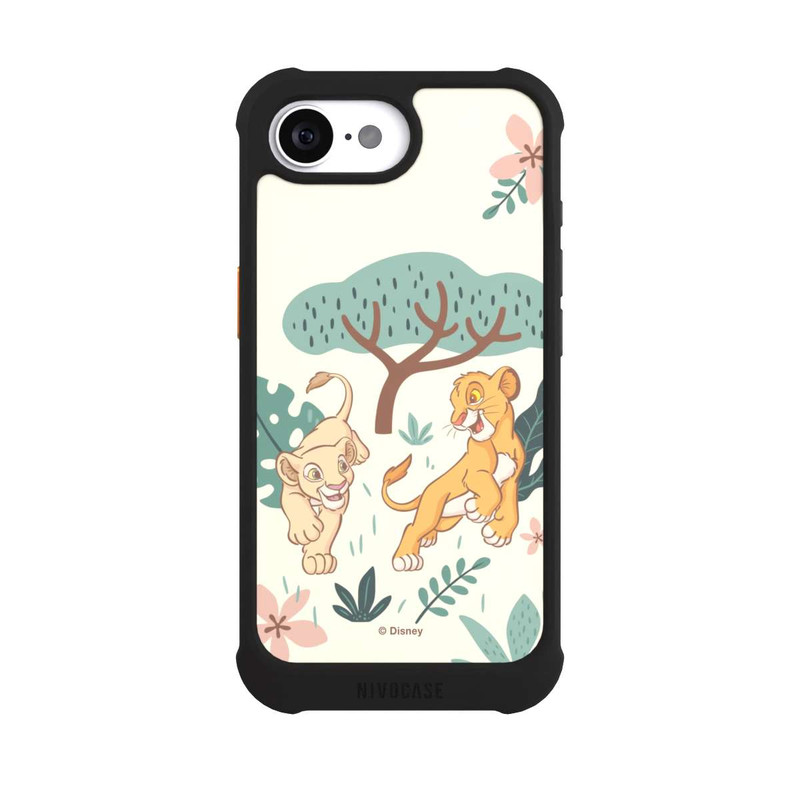 iPhone 16e NIVOmax Simba und Nala Floral