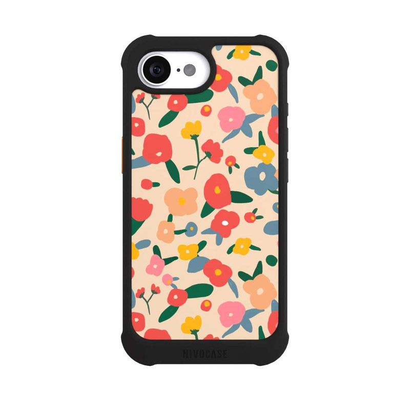 iPhone 16e NIVOmax Retro Bold Scandi Flowers