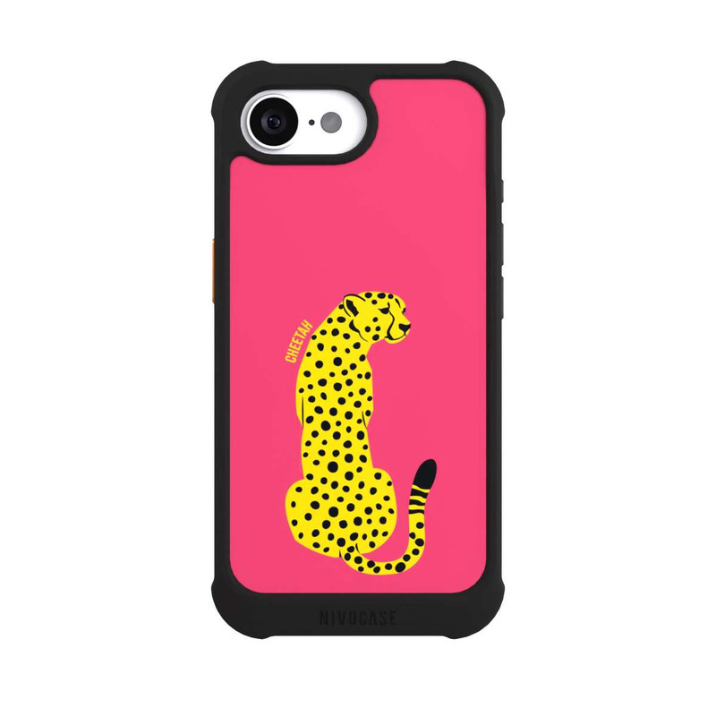 iPhone 16e NIVOmax Colourful Yellow Cat