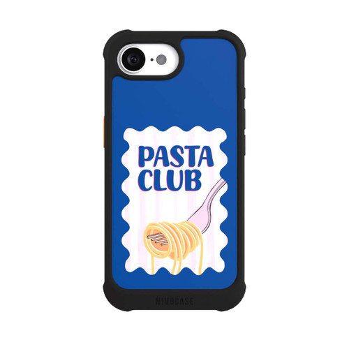 Apple iPhone 16e NIVOmax Pasta Club in Blue and Pink