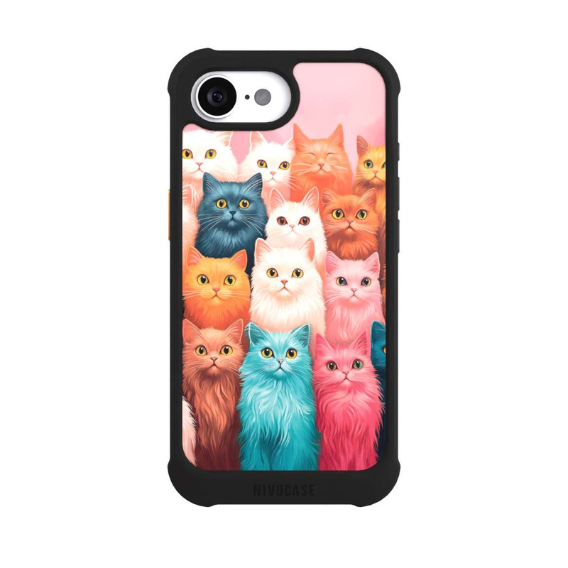 iPhone 16e NIVOmax Cats Looking