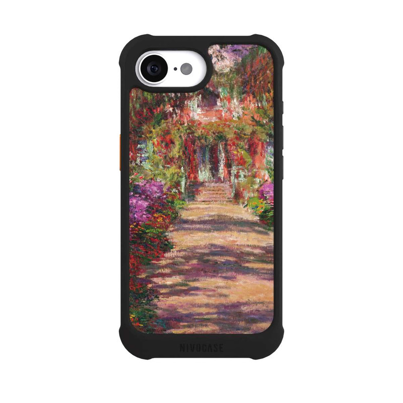 iPhone 16e NIVOmax Eine Allee in Monets Garten in Giverny by Claude Monet