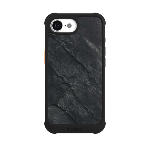 Apple iPhone 16e NIVOmax Dunkler Schiefer Look