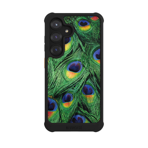 Samsung Galaxy S25 NIVOmax Pfauenfedern