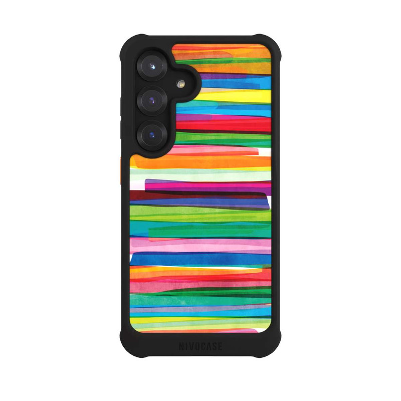 Galaxy S25 NIVOmax Bunte Streifen1