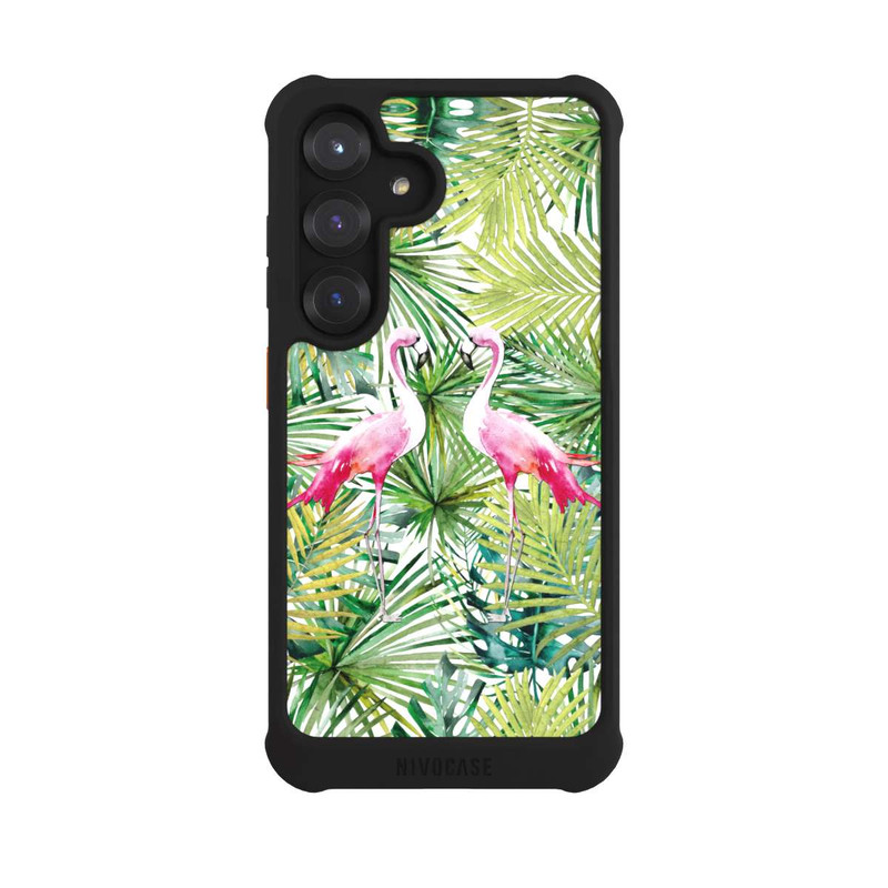 Galaxy S25 NIVOmax Palm Flamingo