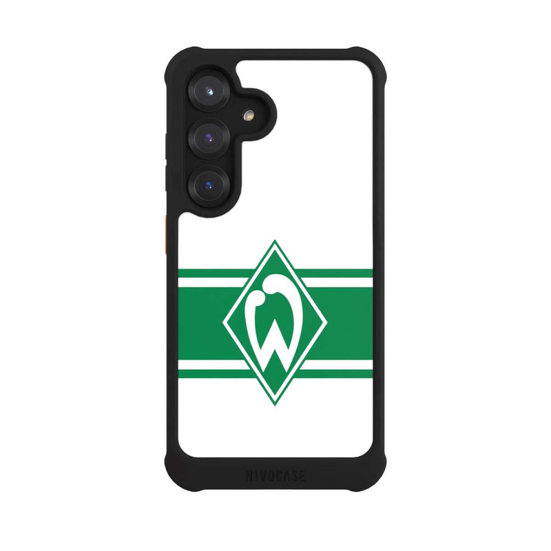 Galaxy S25 NIVOmax Werder Stripes White