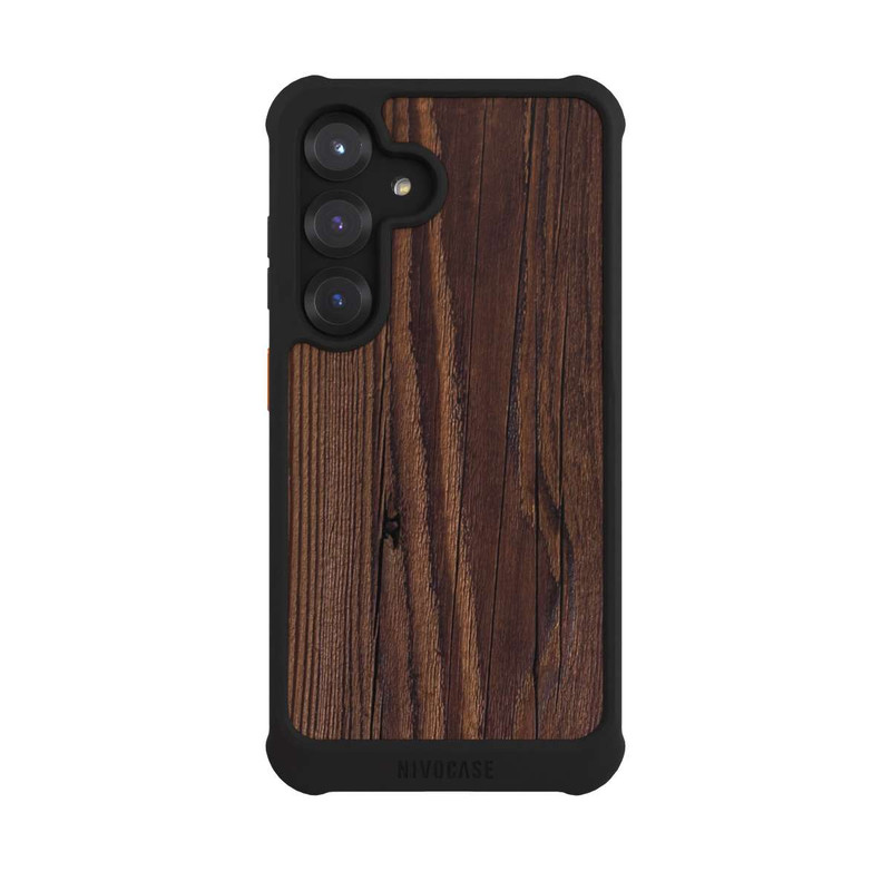 Galaxy S25 NIVOmax Maserung Holzlook