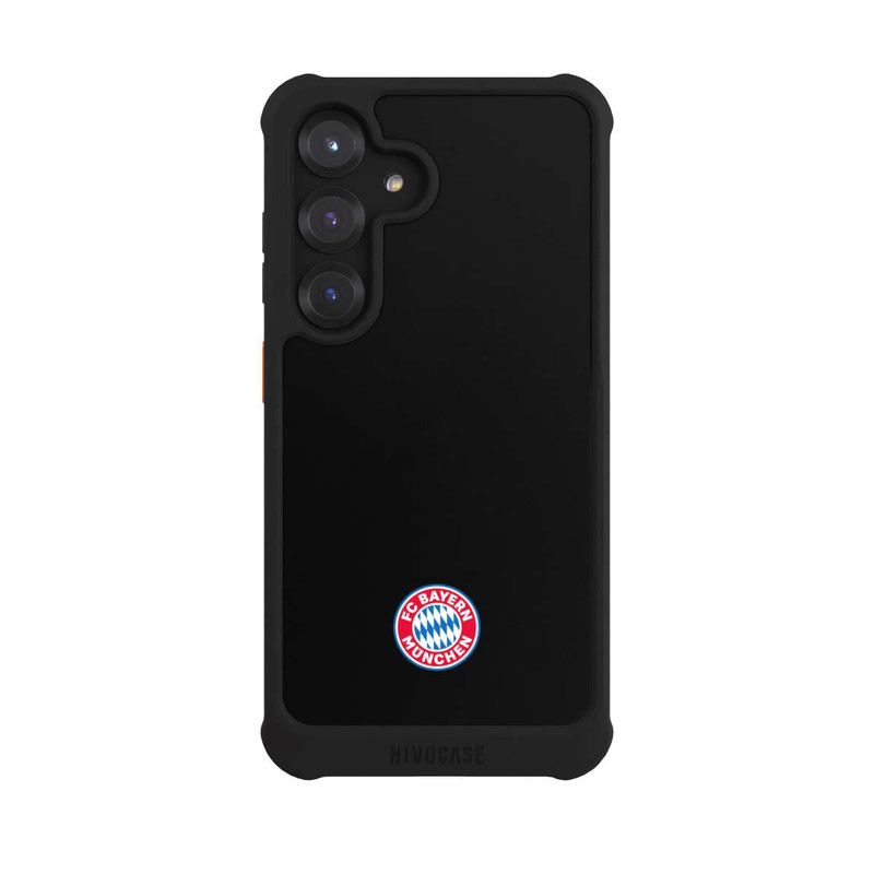 Galaxy S25 NIVOmax Classic FCB Logo - colorful on black