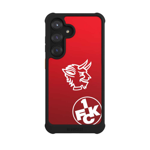 Samsung Galaxy S25 NIVOmax Teufelskopf FCK auf Rot