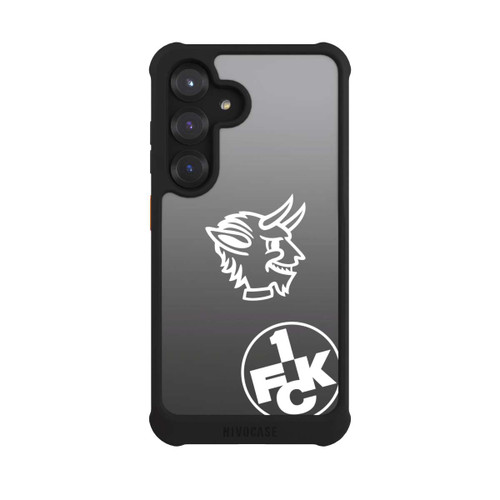 Samsung Galaxy S25 NIVOmax Teufelskopf 1.FCK auf Schwarz