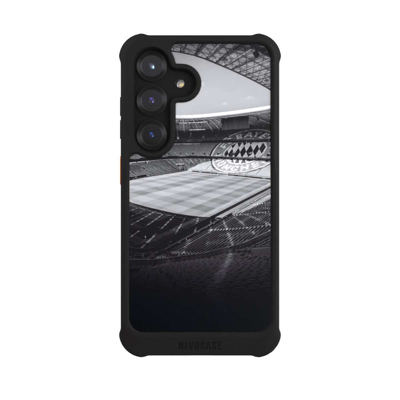Galaxy S25 NIVOmax Stadion FC Bayern - Black White