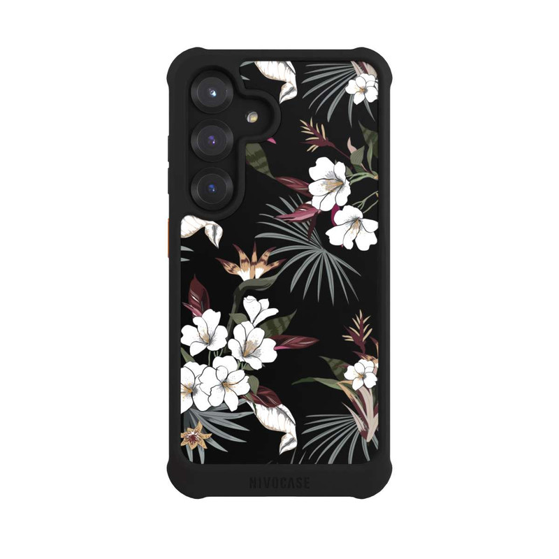 Galaxy S25 NIVOmax Flowers Black