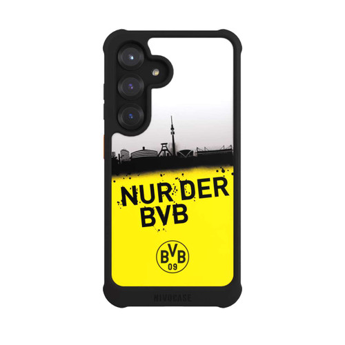 Samsung Galaxy S25 NIVOmax Nur der BVB - Silhouette