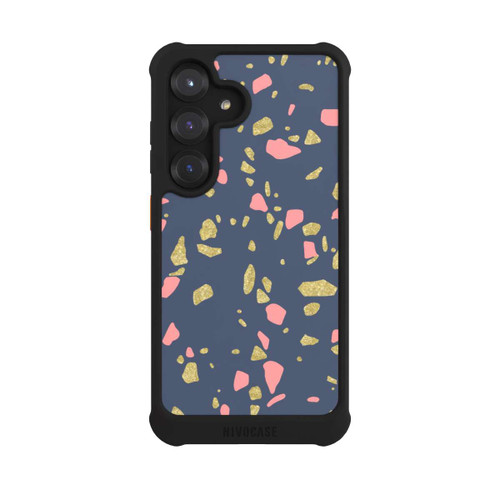 Samsung Galaxy S25 NIVOmax Terazzo Gold-Optik