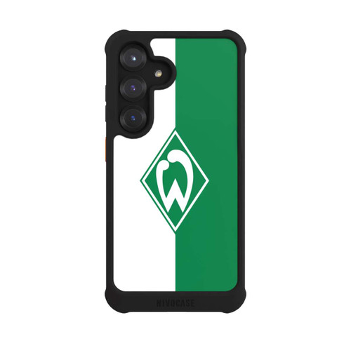 Samsung Galaxy S25 NIVOmax Weiß-Grün - Werder Bremen