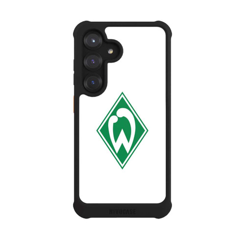 Samsung Galaxy S25 NIVOmax Logo auf Weiß - Werder Bremen