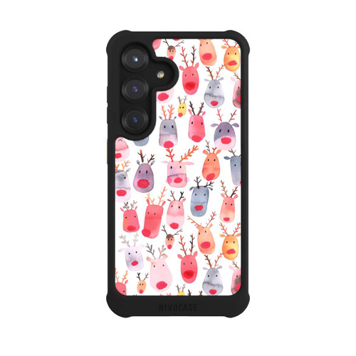 Samsung Galaxy S25 NIVOmax  Niedliches Rentieraquarell