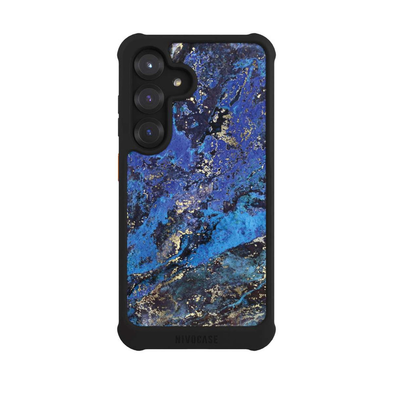 Galaxy S25 NIVOmax Lapislazuli blau und gold