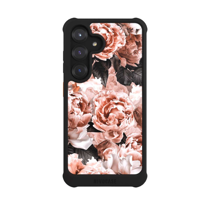 Galaxy S25 NIVOmax Vintage Flower Wallpaper