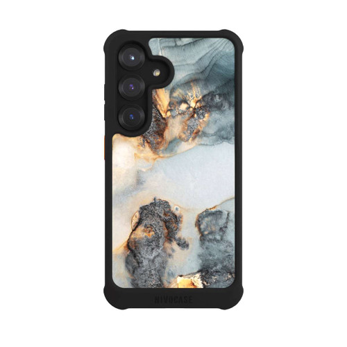 Samsung Galaxy S25 NIVOmax Flutwellen Golddruck