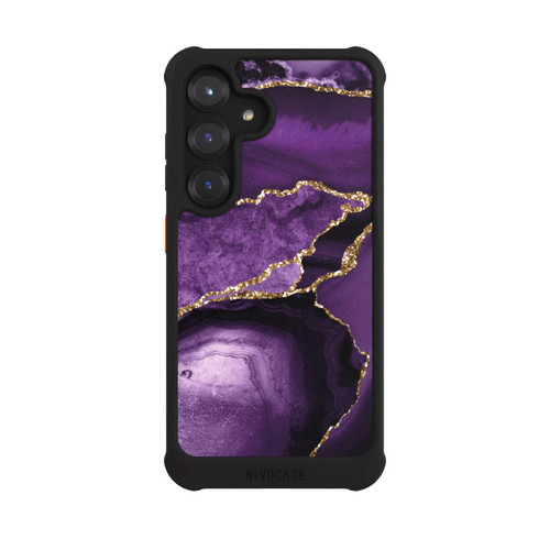 Samsung Galaxy S25 NIVOmax Lila Marmor Landschaft