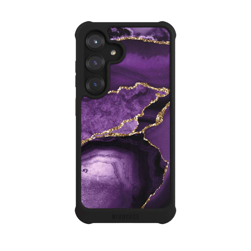 Galaxy S25 NIVOmax Lila Marmor Landschaft