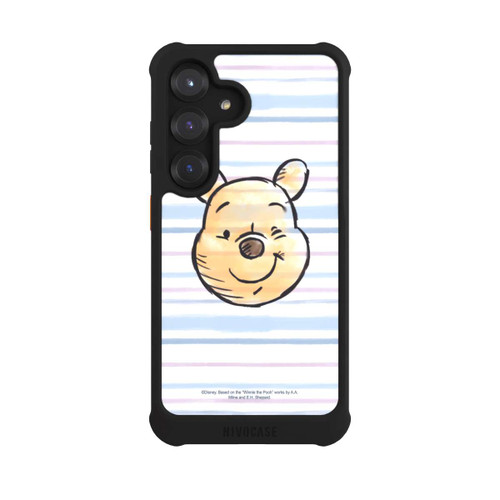 Samsung Galaxy S25 NIVOmax Winnie Puuh auf Streifen