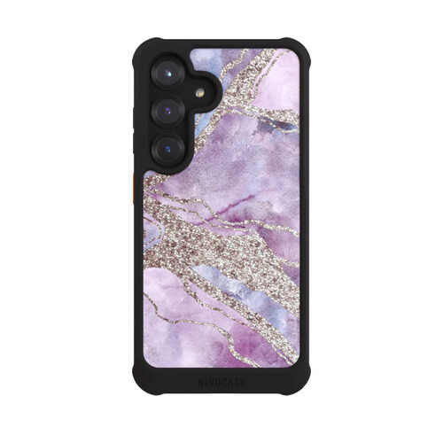 Samsung Galaxy S25 NIVOmax Edelstein Pastell Lila