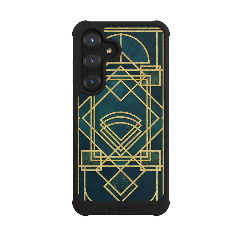Galaxy S25 NIVOmax Art Deco Quadrat