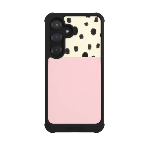 Samsung Galaxy S25 NIVOmax Punkte und Rosa