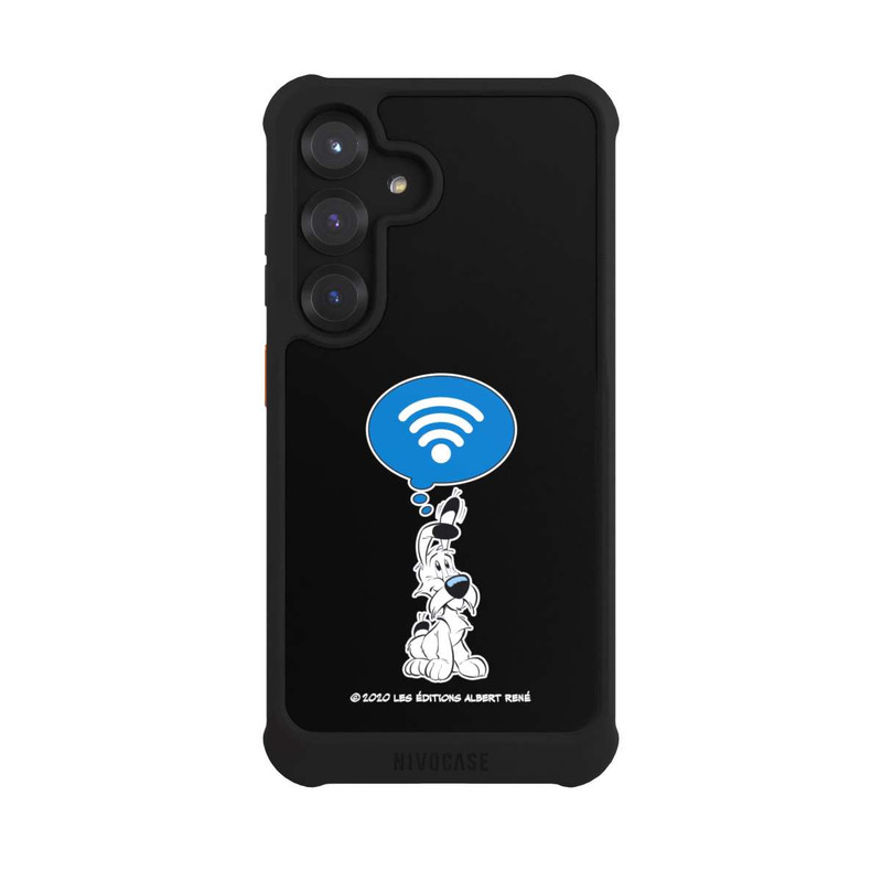 Galaxy S25 NIVOmax Idéfix WI-FI Sur Fond Noir