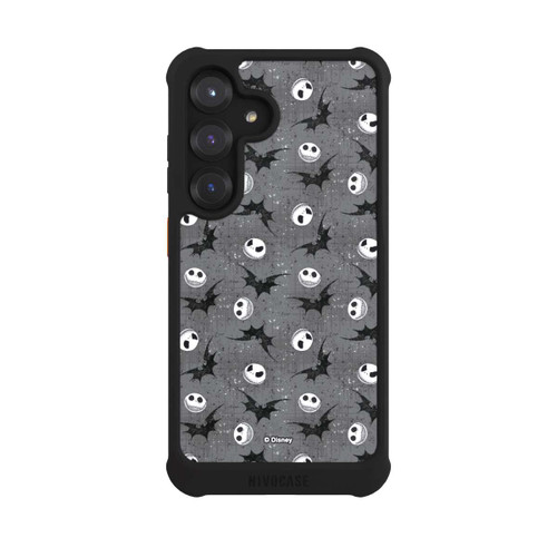 Samsung Galaxy S25 NIVOmax Jack Grey Pattern Tim Burtons Nightmare before Christmas