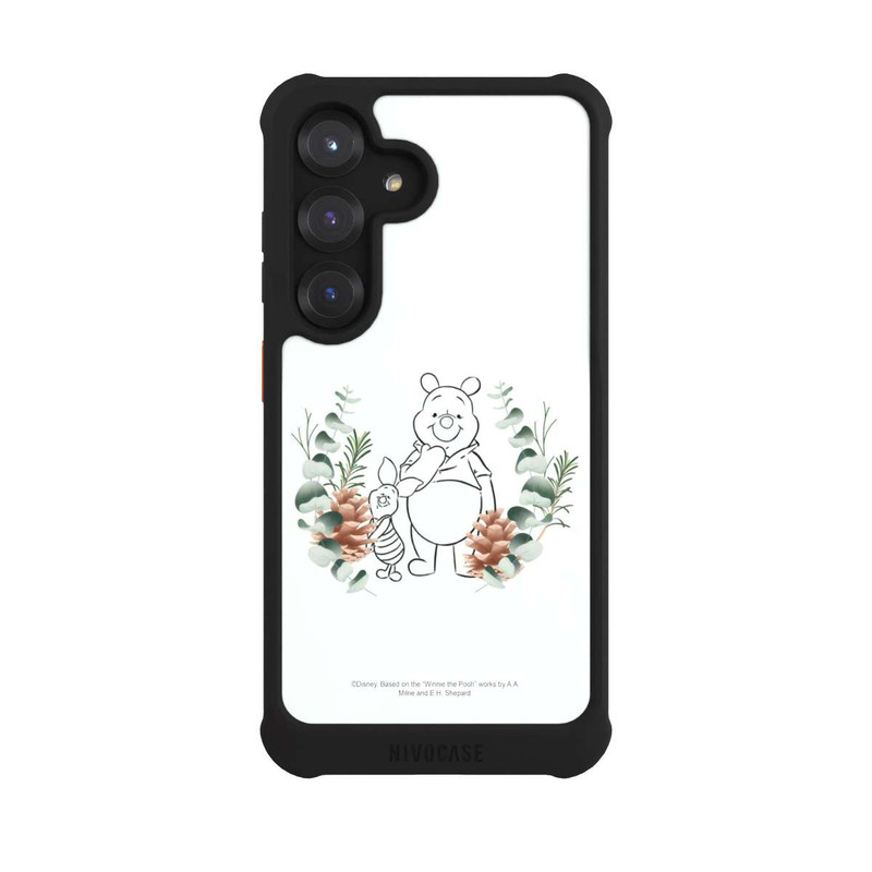 Galaxy S25 NIVOmax Grüne Liebe Puuh und Ferkel