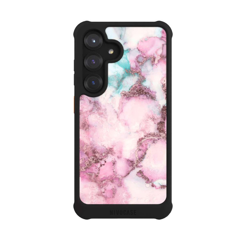Galaxy S25 NIVOmax Pink Swirl Ink