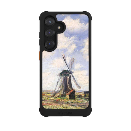 Samsung Galaxy S25 NIVOmax Tulip Fields with the Rijnsburg Windmil by Claude Monet