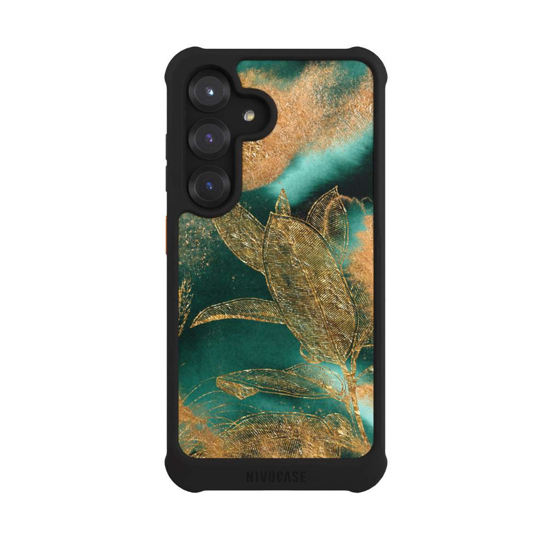 Galaxy S25 NIVOmax Gold und Grün Natur
