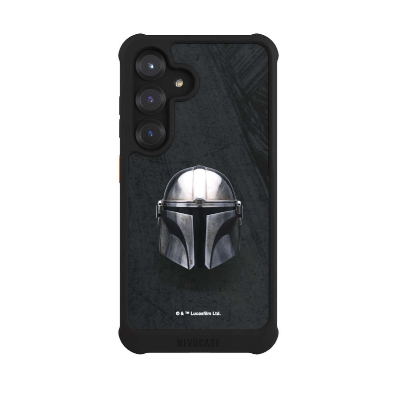 Galaxy S25 NIVOmax Casque Mandalorien Noir